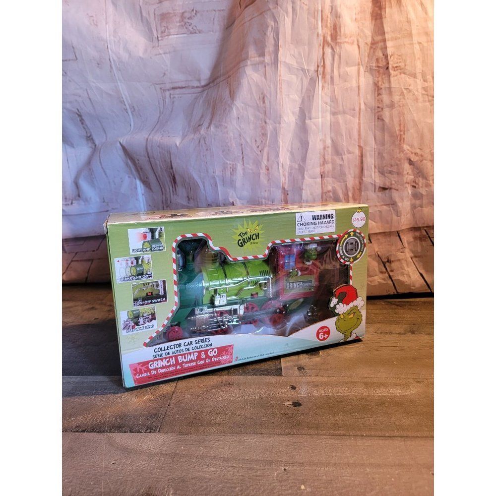 Grinch dr seuss bump & go‎ car series train A20809